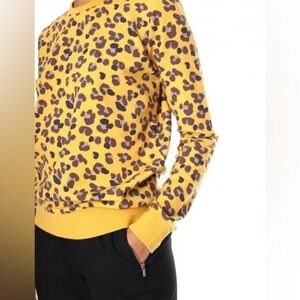 Maison Scotch Leopard Print Sweatshirt